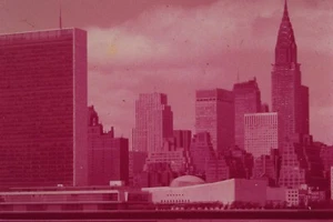 35mm Dias 8x Pana-Vue New York City UN United Nations Building #1331 - Bild 1 von 8