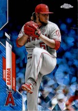 2020 Topps Chrome Sapphire #428 Jaime Barria  Los Angeles Angels