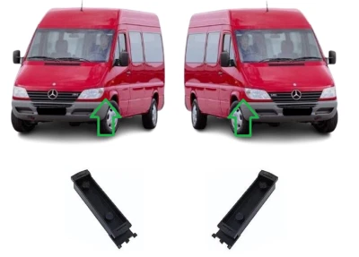 NEW FOR MERCEDES-BENZ SPRINTER 1995 - 2006 FRONT BUMPER HOLDER BRACKET PAIR SET - Image 1 of 4