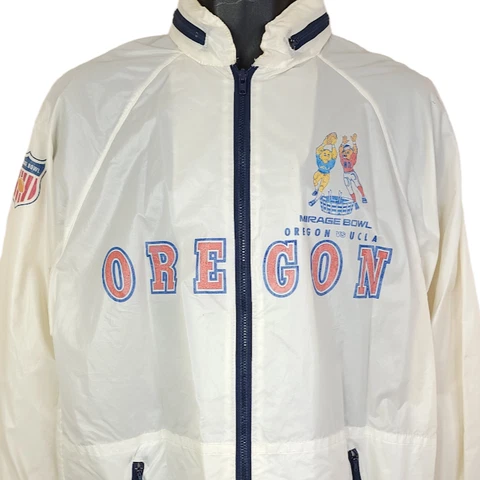 1980 Mirage Bowl Tokyo Windbreaker Jacket Vintage 80s UCLA Vs Oregon State Large Cover
