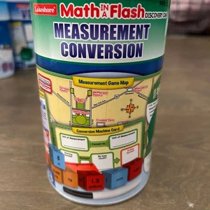 Lakeshore Matematica In Un Flash Misurazione Conversione Discovery Can - Gr. 4-5 - Foto 1 di 4
