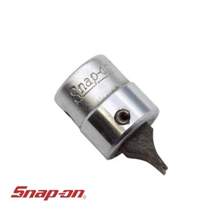 Snap-on 1/4" Drive Slotted Short Bit Screwdriver Carburetor Adj. Socket TM82 GC - Bild 1 von 1