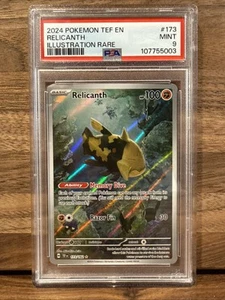 PSA 9 Relicanth 173/162 Sv05: Temporal Forces Holo - Picture 1 of 2