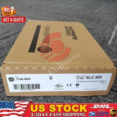 Sealed AB 1746-NR4 SER B SLC 500 RTD Resistance PLC Module 1746NR4 US Free Tax - Image 1 of 4