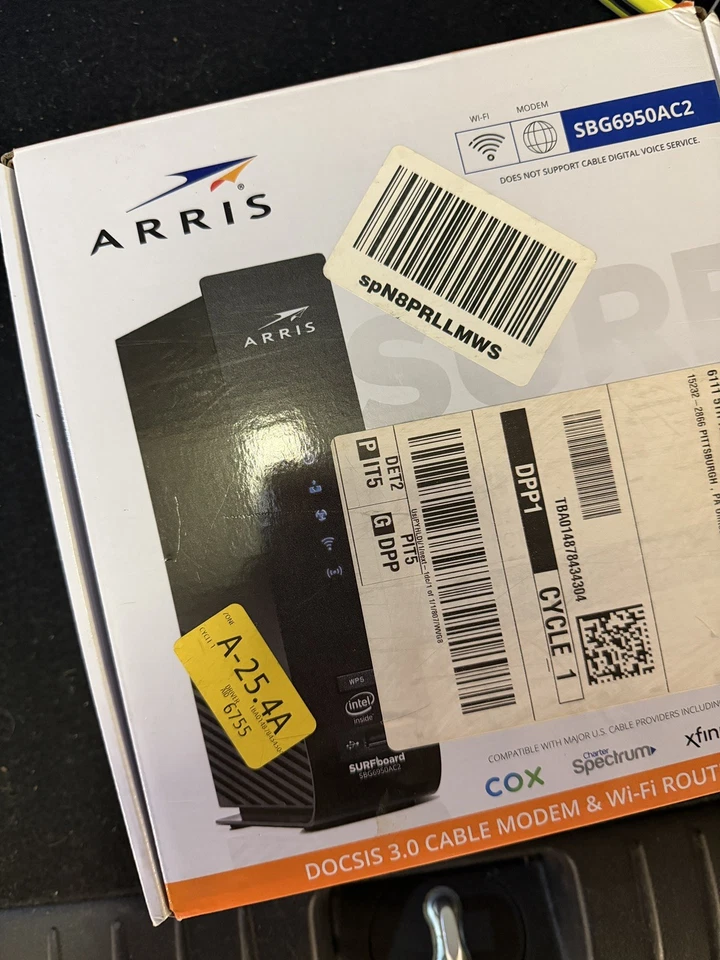 Arris Surfboard cable modem SBG6950AC2￼  - Image 1 of 2