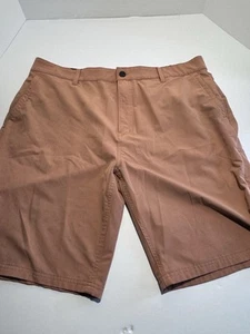 Hurley Men's All Day Hybrid Quick Dry 4 Way Stretch Short Size 40 Brown Rust - Picture 1 of 7