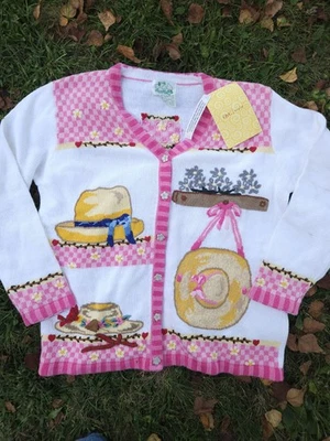 Vintage Deadstock Quaker Factory Women's Grandma Sweater Large Farmer Cottage - Image 1 of 4