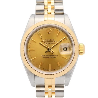 ROLEX Datejust S number Wrist Watch 69173 Auto winding 18KYG Gold SS Used Women - Image 1 of 4