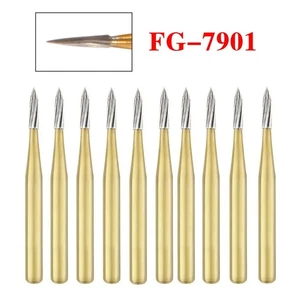 Fresas dentales de carburo de tungsteno recorte, acabado y pulido llama FG 7901 - Imagen 1 de 6