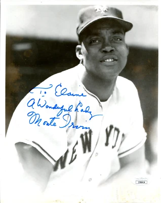 Monte Irvin Autographed 8x10 Photo (JSA) - Image 1 of 2