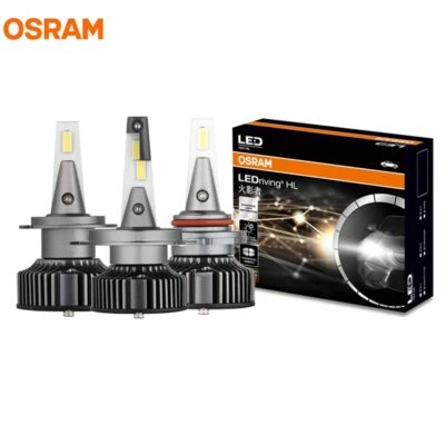 Osram LEDriving H1 H4 H7 H8 H11 H16 HB3 HB4 HIR2 LED Car Headlights 6000K White - Image 1 of 4