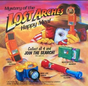 Giocattoli Happy Meal McDonald's 1991 - Il mistero degli archi perduti (set completo di 4) - Foto 1 di 3