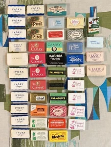 Konvolut 45 Vintage Motel Seifenstangen 50er/60er Jahre - Bild 1 von 2