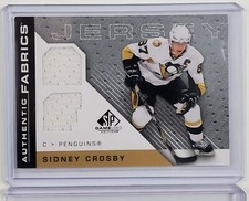 2007-08 SP Game Used Authentic Fabrics Dual Jersey Sidney Crosby