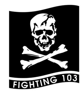 Calcomanía adhesiva VFA-103 Strike Fighter Squadron 103 Fighting 103 M859 - Imagen 1 de 1