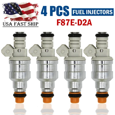4 piezas inyectores de combustible F87E-D2A para Ford Ranger Mazda B2500 2,5 L 4 orificios 1998-2001 Foto 1 de 4