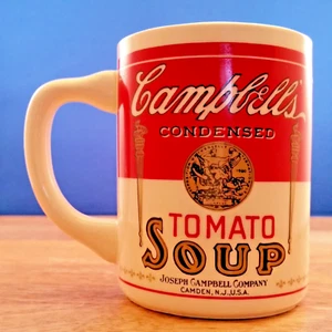 Campbell's Tomato Soup Coffee Mug Cup Vintage Joseph Campbell Made In The USA - Picture 1 of 11