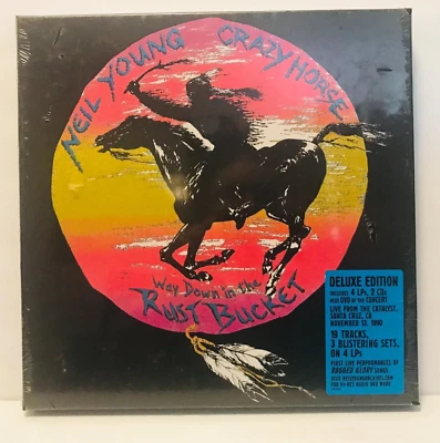Vinyl Neil Young Crazy Horse Way Down in the Rust Bucket 4LP 2CD DVD box sealed - Image 1 of 3