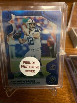 ANDREW LUCK 2019 Elements Cobalt Metal Card ! 10 /10 🔥 eBay 1/1 Colts - Image 1 of 2