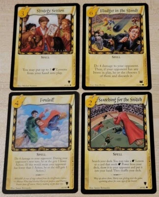 Harry Potter TCG 4 Strategy Session Bludger Stands Fouled Searching Quidditch - Image 1 of 3