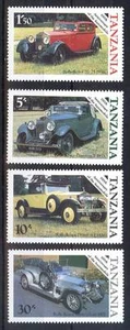 16453/ Tansania 1986 - Mi 309-312 - Oldtimer - postfrisch - Picture 1 of 1