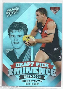 2013 Prime Select Draft Pick Eminence (DPE27) Brent STANTON Essendon - Picture 1 of 1