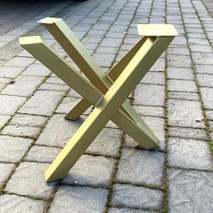 Unique Metal Coffee Table Base, Metal Table Legs, Full Frame, Gold Table Frame - Picture 1 of 10