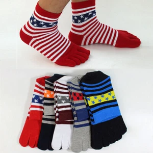 5 pares de calcetines térmicos informales transpirables de algodón para hombre talla 7-11 - Imagen 1 de 13