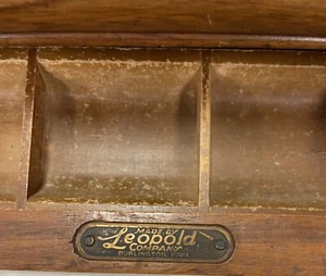 Leopold Vintage Mid-Century Modern Walnut Desk With Brass Hardware - Picture 1 of 24