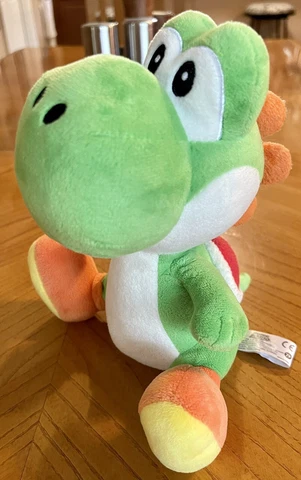 Super Mario Brothers Yoshi 8" 2017 Plush Stuffed Animal By Little Buddy B9 Cover