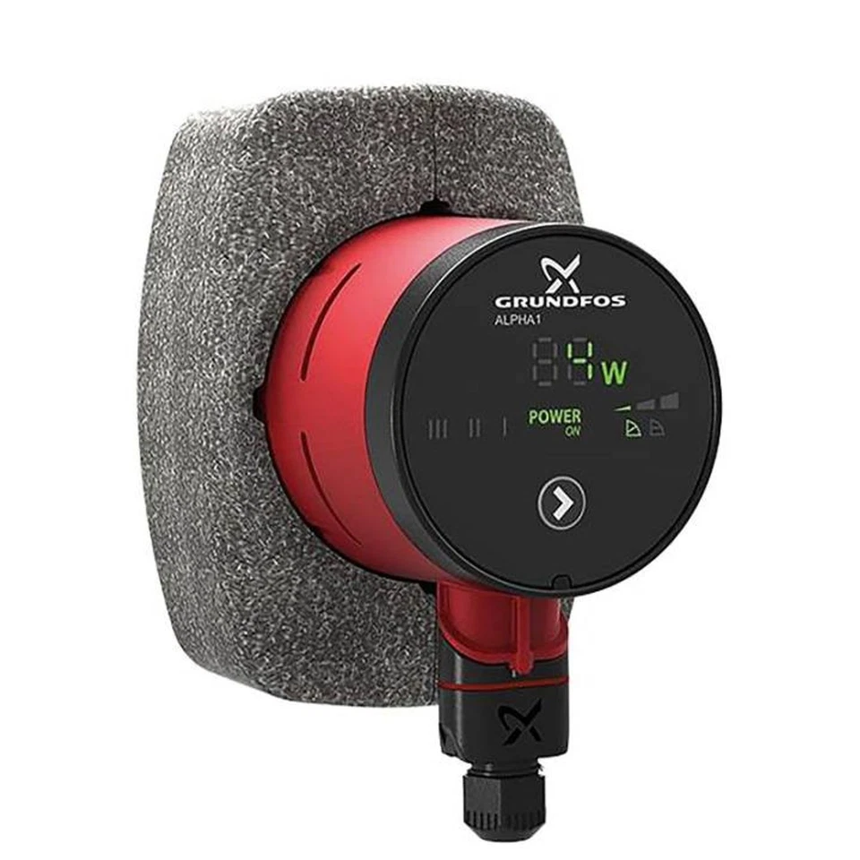 Grundfos Hocheffizienz Umwälzpumpe Alpha1 130 mm 15-60 mit Dämmschale 99160397 - Bild 1 von 1