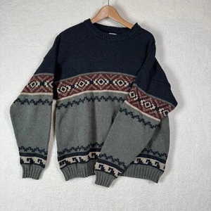 Vintage Field Gear Mens Sweater XLT Cotton/Wool Geometric Aztec Preppy Cozy - Picture 1 of 7