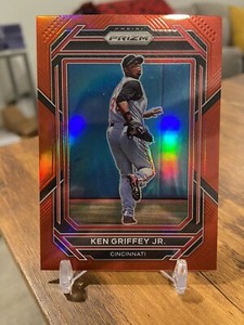 2023 Panini Prizm Ken Griffey Jr. #/199 SSP Red Prizm Color Match 🔥📈