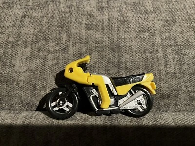 Robot de motocicleta amarillo transformador vintage Remco Zybots 1984 Foto 1 de 4
