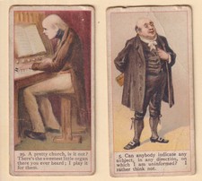 1900 Cope's Rare Antique Cigarette card's 'Dickens Gallery'