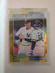 Roger Clemens 2001 Leaf Certified Materials Mirror Gold #22 01/25 NY Yankees - Picture 1 of 2