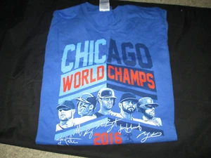 Gildan 2016 Chicago WORLD Champs Cubs camisa de manga corta hombres - Imagen 1 de 4