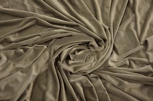 Stretch Velvet Fabric by the Yard | Velour Spandex for Apparel, Costume, Drape | - Picture 1 of 61