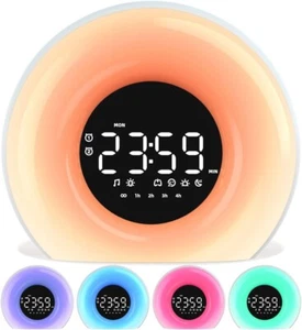 Wake Up Light Sunrise Alarm Clock with Sunrise Sunset Simulation 23 Nature - Picture 1 of 7