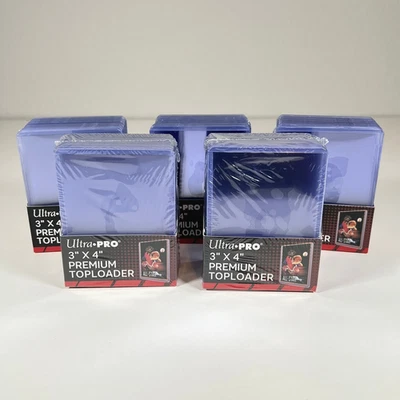 Lote de 125 Ultra PRO 3x4 Premium Top Loaders Toploaders para tarjetas coleccionables Foto 1 de 4