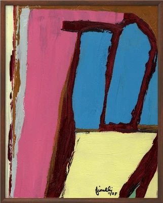 Arte Original Finelli 11x14 PINTURA EXPRESIONISMO ABSTRACTO Pintura OBRA DE ARTE G3I Foto 1 de 4