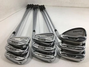 Taylormade SLDR 2014 Iron Set 4-9+Pw+Aw+Sw N.S.Pro 930GH Flex-S 9pcs Golf Clubs - Picture 1 of 4