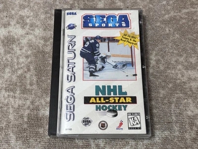 NHL All-Star Hockey (Sega Saturn, 1995) Complete, Damaged case - Image 1 of 4