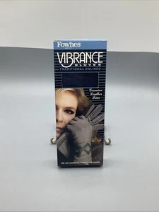 Vintage 80s Fownes Vibrance Gloves Leather Trim-NAVY-Style 1581 One Size NWT - Picture 1 of 5