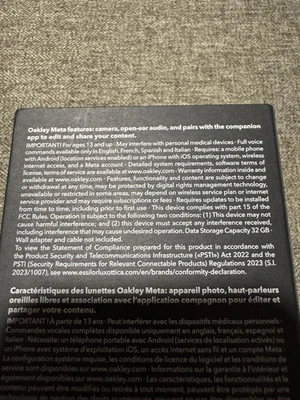 Oakley Meta HSTN smartglasses - clear frame clear to Grey Transitions 00W8002 - Image 1 of 4