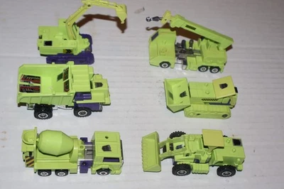 6 Takara 1984  Transformers G1 Devastator Constructicons Figures - Image 1 of 4