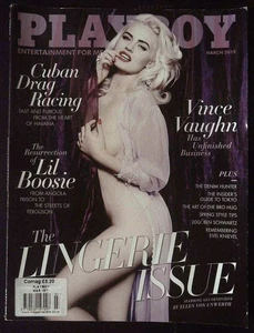 PLAYBOY US March 2015 Lingerie Issue GIA GENEVIEVE Chelsie Aryn @ NEAR MINT - Picture 1 of 9
