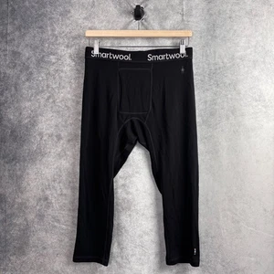 Smartwool Classic Thermal All Season Merino Wool 3/4 Base Layer Bottoms Pants - Picture 1 of 9