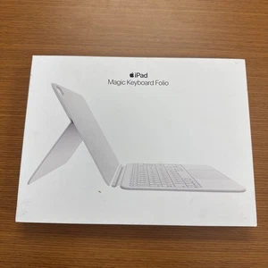 Apple Magic Keyboard Folio for iPad MQDP3LL/A - White - New Sealed - Picture 1 of 2