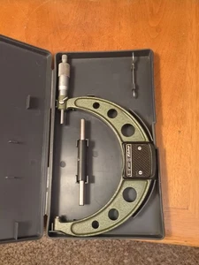 MITUTOYO 103-220 5-6" Micrómetro Exterior .0001" L - Carburo + Estándar MUY BONITO - Imagen 1 de 4